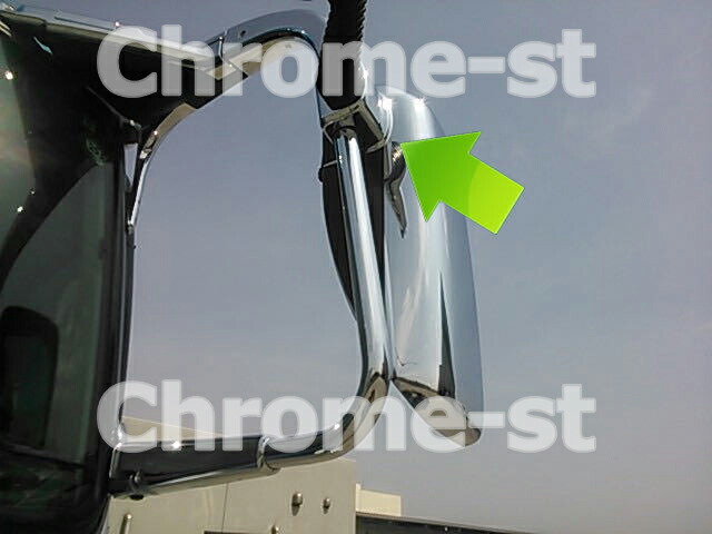 07スーパーグレート サイドステップ ミラーバイザー ドアハンドル 07