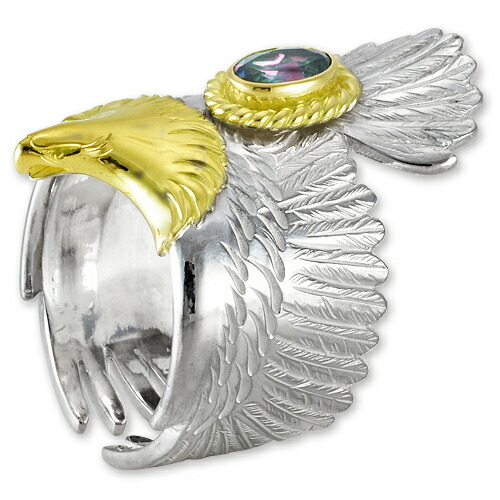 楽天市場】【鷲見太郎 Ring リング】イーグルリング/K18イエロー