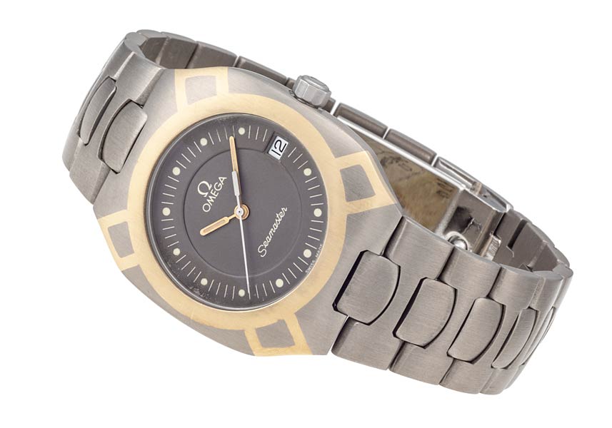 楽天市場】オメガ シーマスターポラリス Ref.196.0291 コンビ Ti/YG