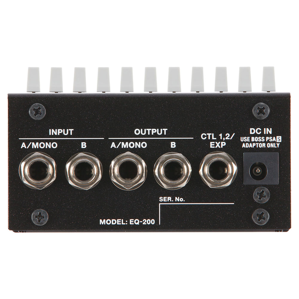 楽天市場】BOSS EQ-200 GRAPHIC EQUALIZER グラフィックイコライザー