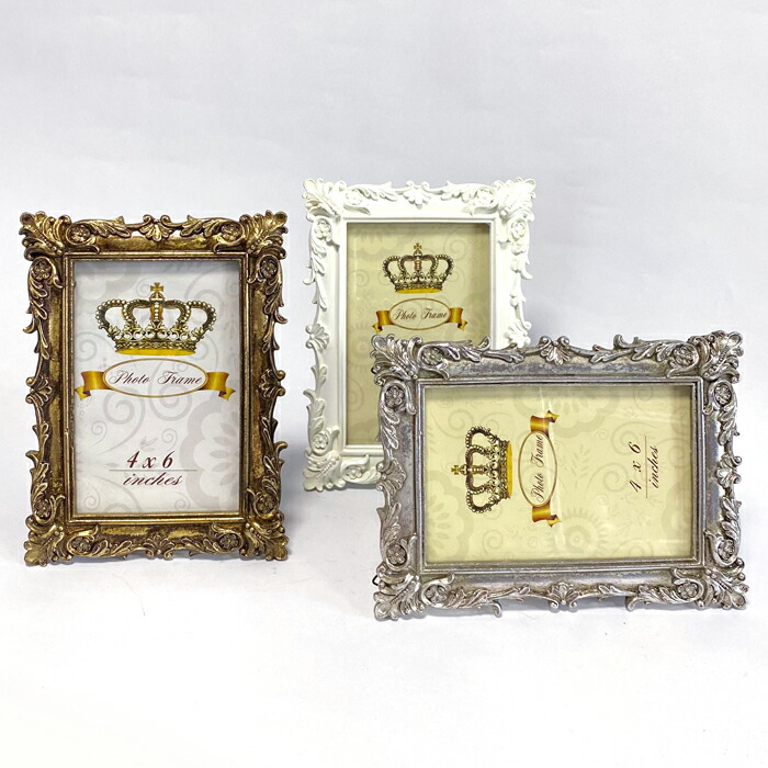 楽天市場】【メール便送料無料】 アンティーク フォトフレーム はがき