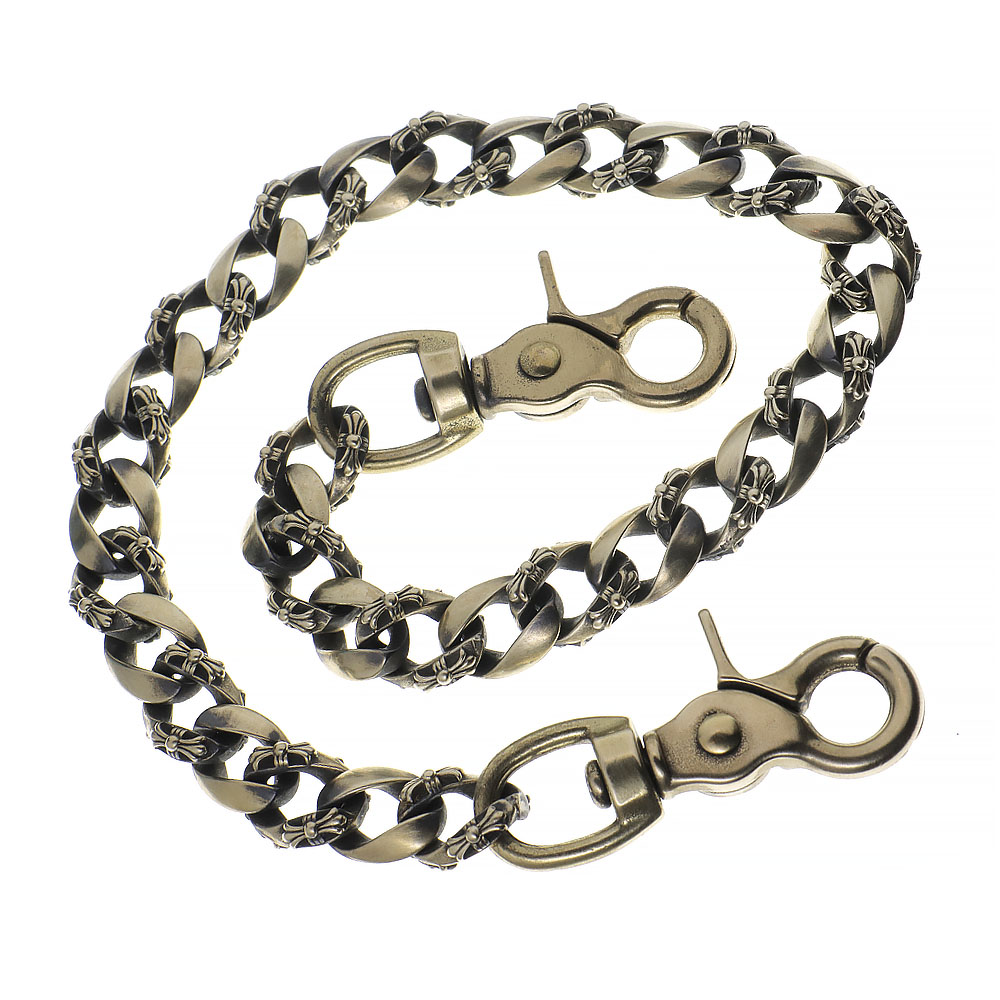 楽天市場】真鍮 ブラス ウォレットチェーン コンビ オリジナル 燻し