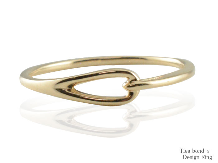 楽天市場】10金 リング シンプル イエローゴールド 10k ゆびわ 結び目