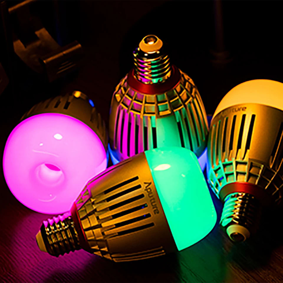 楽天市場】Aputure Accent B7C 撮影電球 LED撮影ライト 7W RGBWW LED