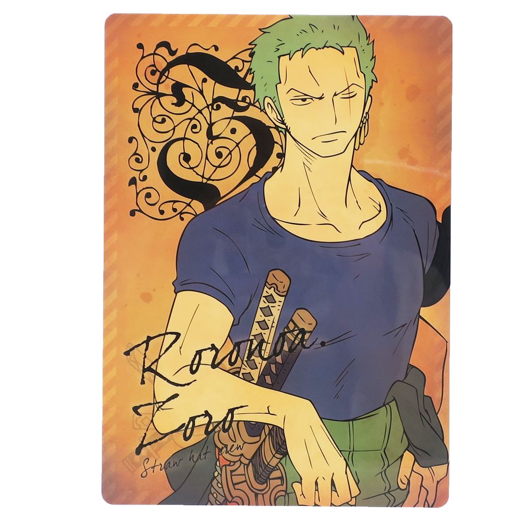 楽天市場】【ポイント10倍 & クーポン！】ワンピース 下敷き ゾロ ONE