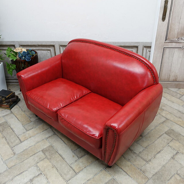 楽天市場】輸入家具 そふぁ ソファー デザイナーズ PUレザーアールデコ