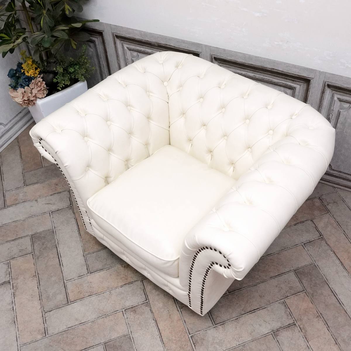 楽天市場】輸入家具 おしゃれ ソファ 1人掛け ソファー ヴィンセント