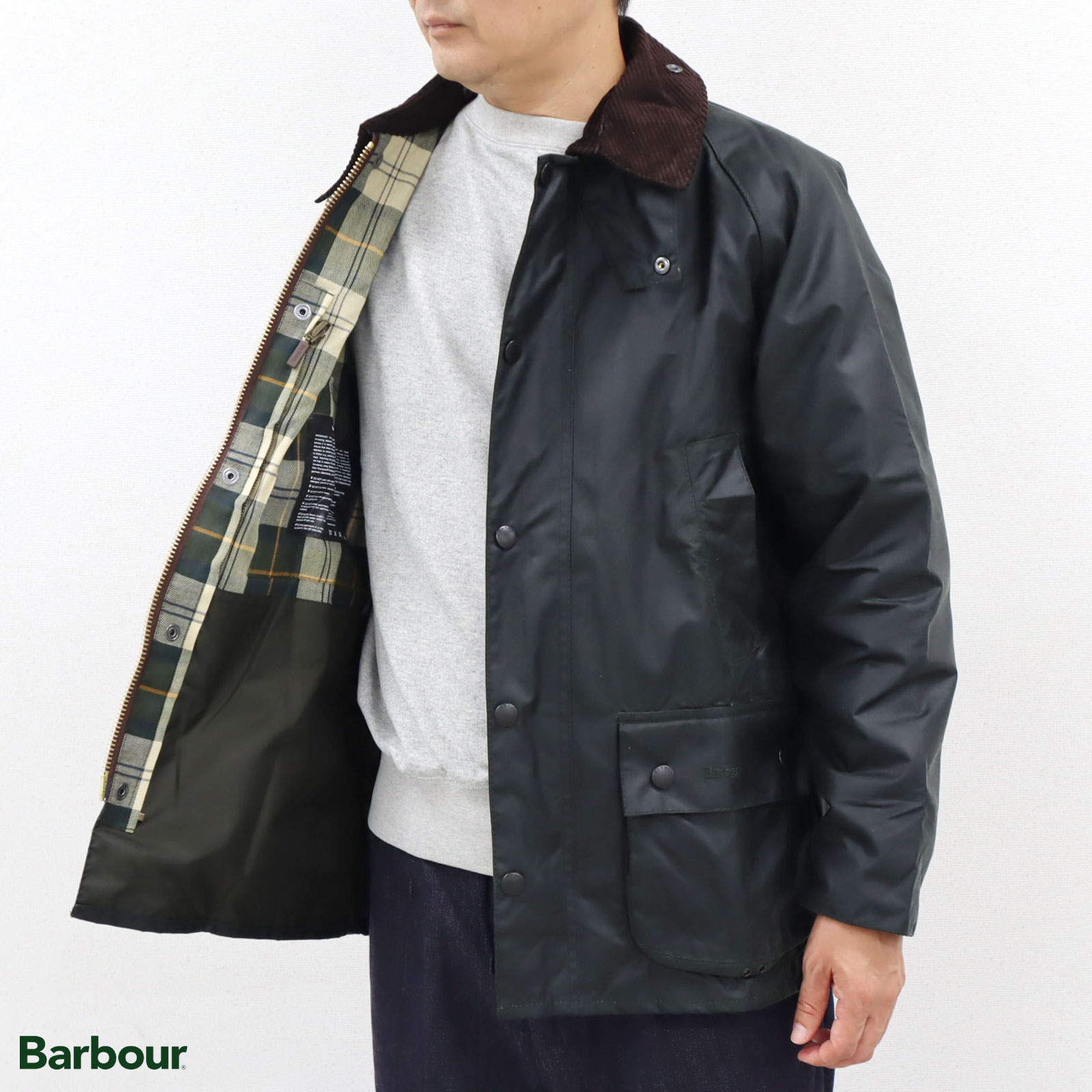 楽天市場】メンズ36-40 バブアー ビデイル ワックスド コットン