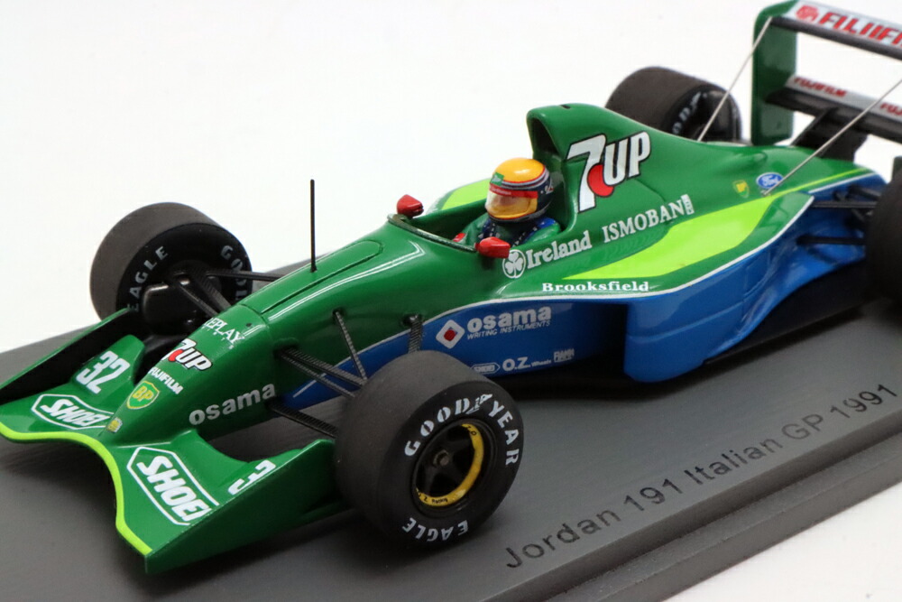 楽天市場】スパーク 1/43 ジョーダン 191 イタリアGP 1991年 ロベルト