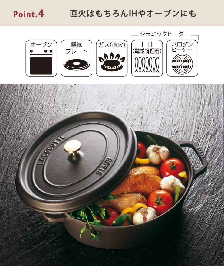 楽天市場】ストウブ ピコ ココット ラウンド 18cm 2L IH対応 staub