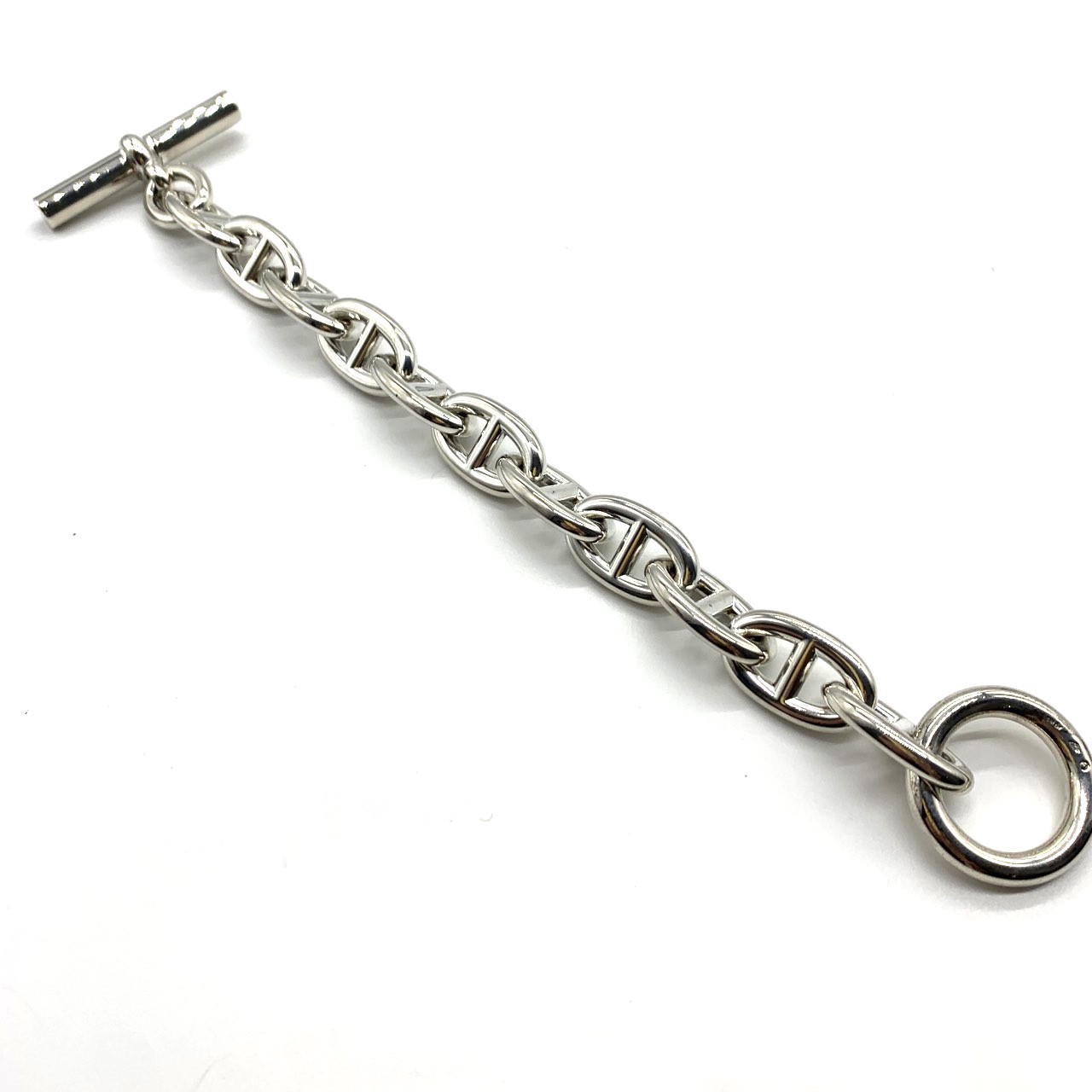 楽天市場】エルメス シェーヌダンクルTGM ブレスレット 11コマ 全長約