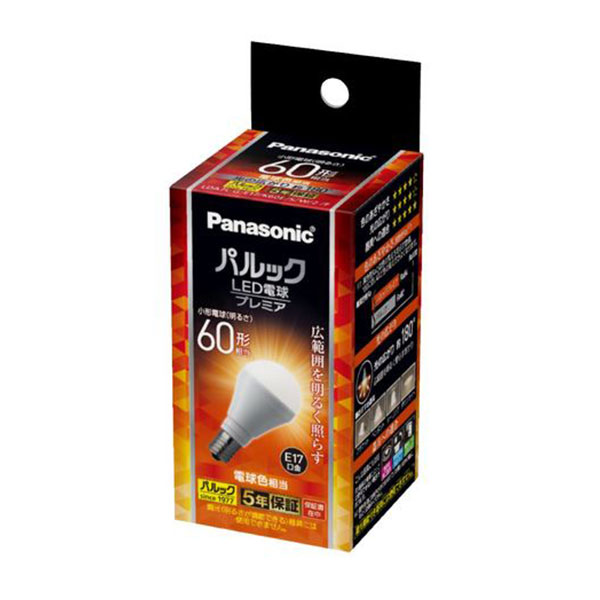 楽天市場】led電球 e17 60w パナソニック ミニクリプトンの通販