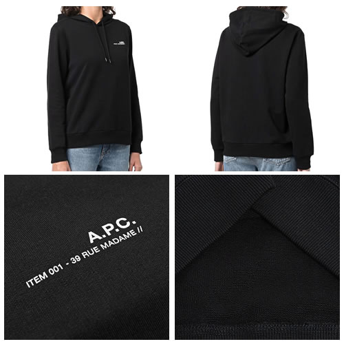 楽天市場】A.P.C. アーペーセー パーカー レディース プルオーバー