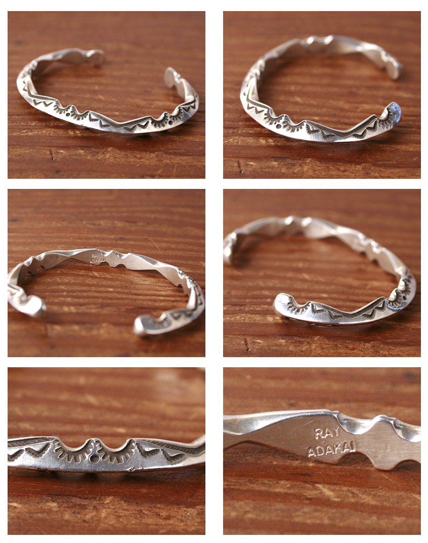 楽天市場】ナバホ族【RAY ADAKAI】レイアダカイZigzag Bracelet