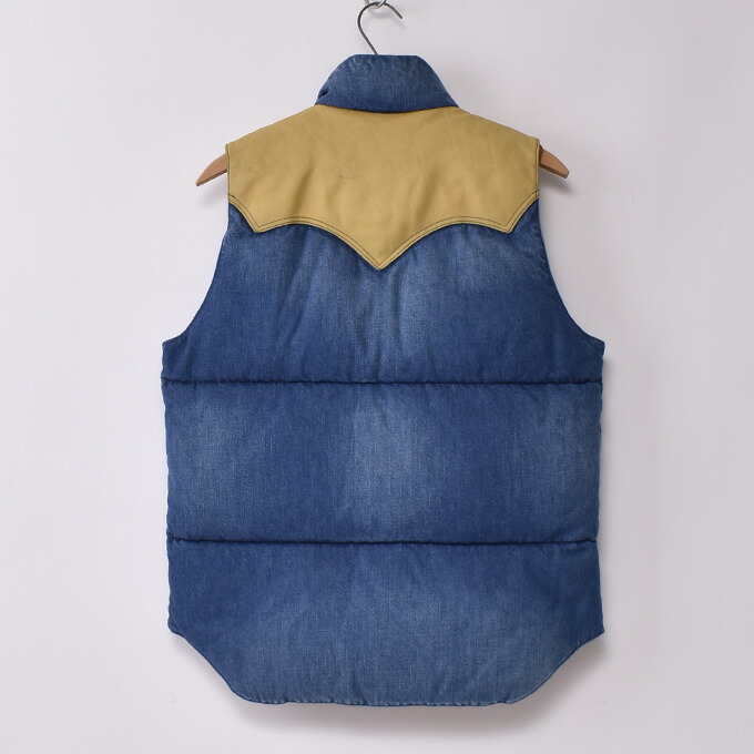 楽天市場】Rocky Mountain Featherbed / DOWN VEST DENIM / INDIGO