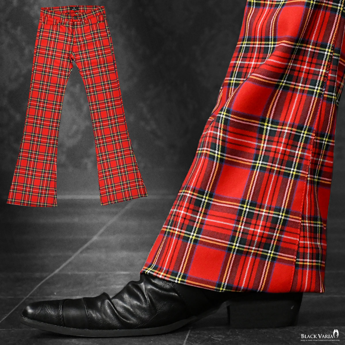 楽天市場】BLACK VARIA ブラックバリア blackvaria ベルボトム