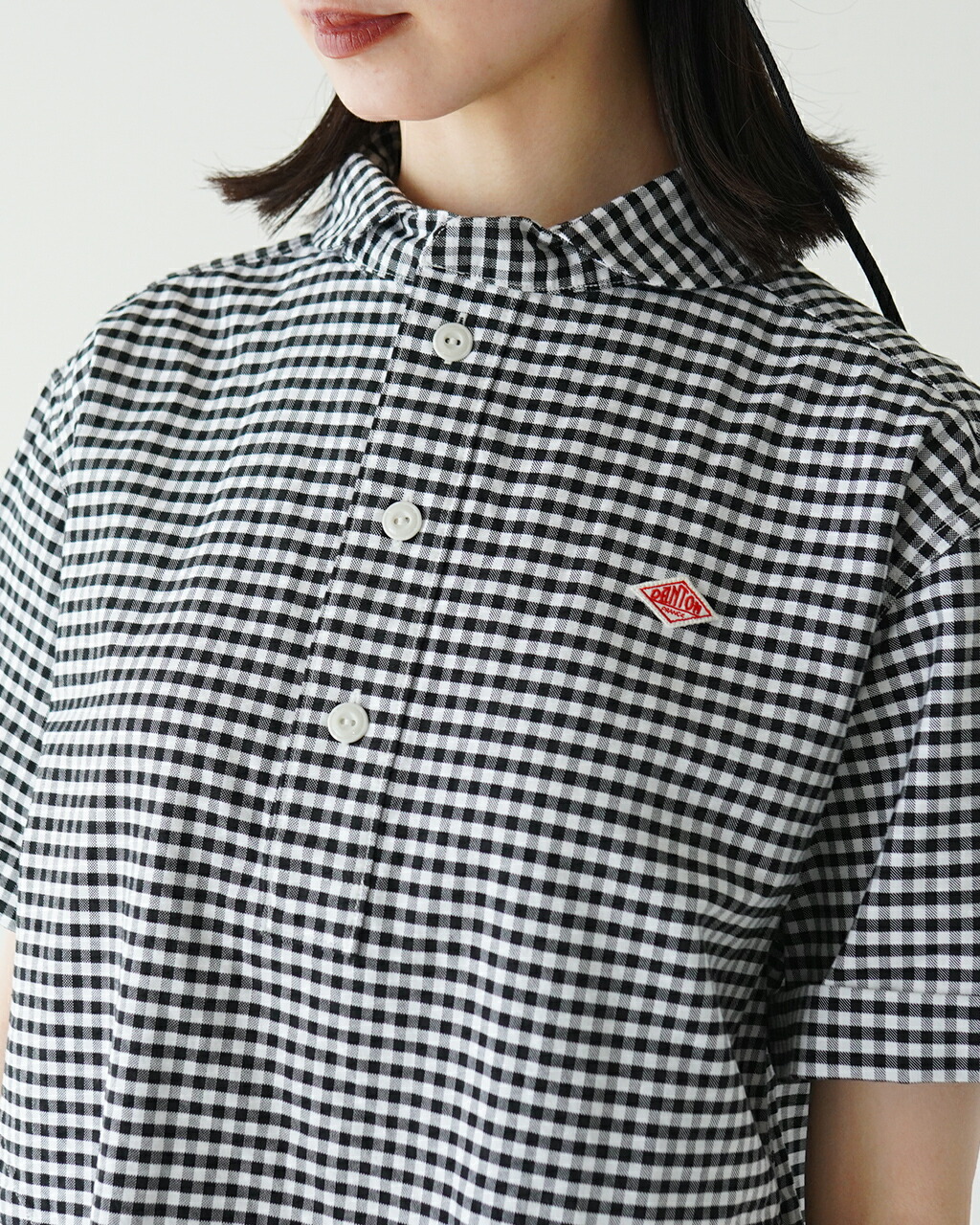 楽天市場】ダントン DANTON ギンガムチェック ストライプ ラウンド