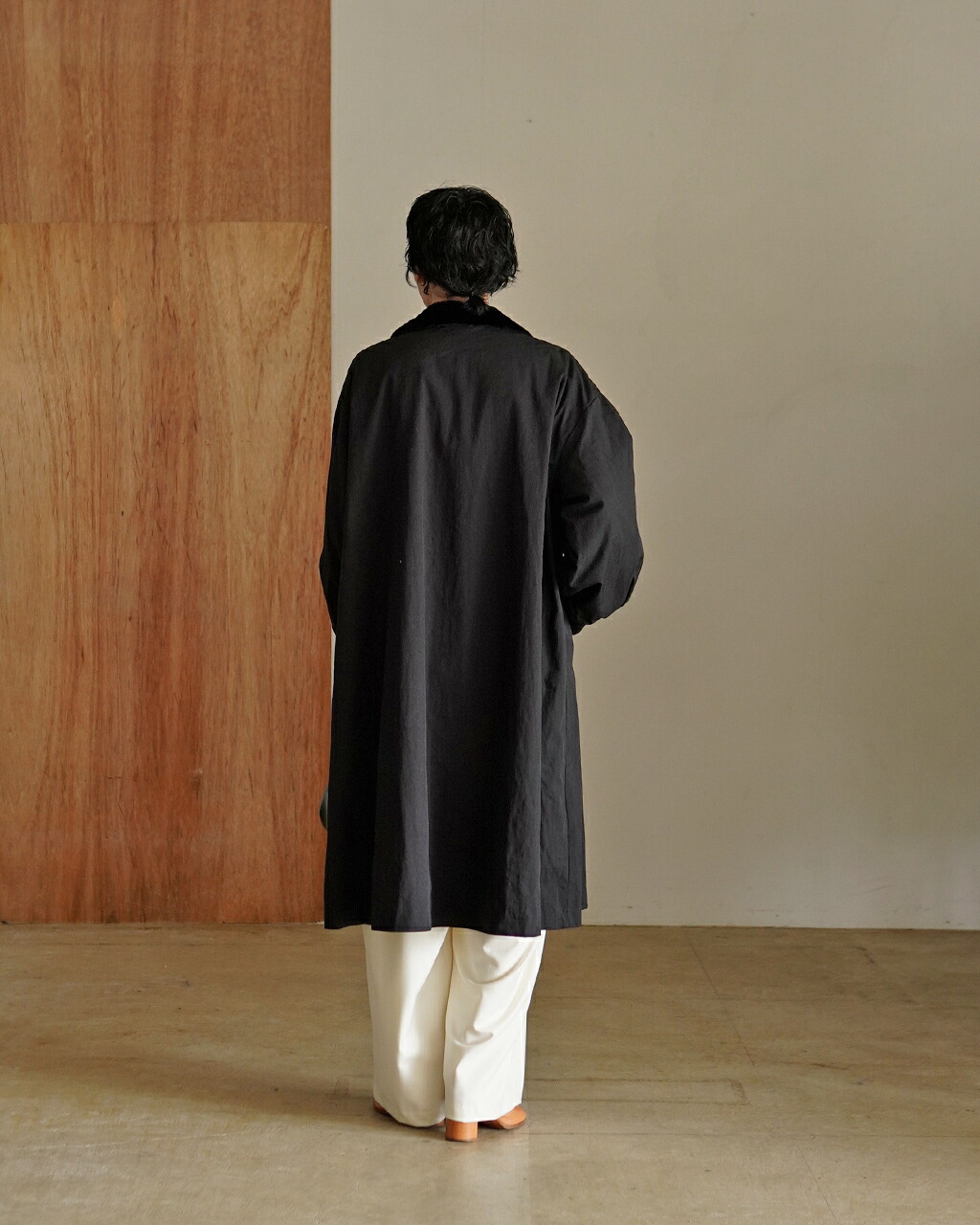 楽天市場】ミズイロインド mizuiro ind バック ボア ロングコート