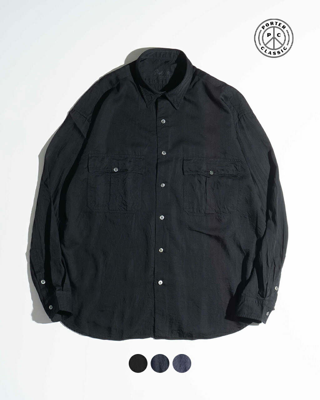 楽天市場】ポータークラシック PORTER CLASSIC 長袖シャツ キュプラ