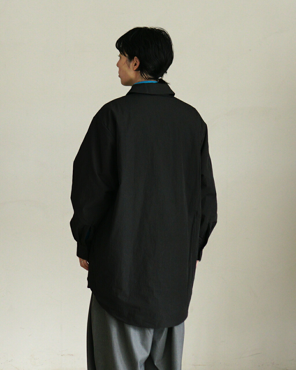 楽天市場】ミズイロインド mizuiro ind ワイドパディングシャツ