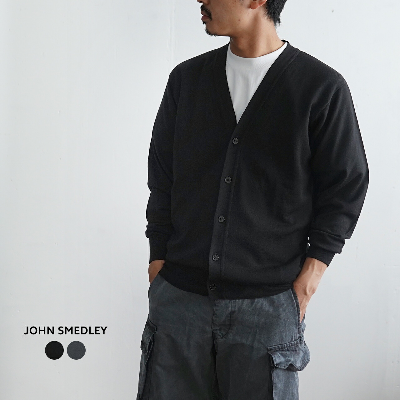 楽天市場】ジョンスメドレー JOHN SMEDLEY カーディガン メンズ 日本