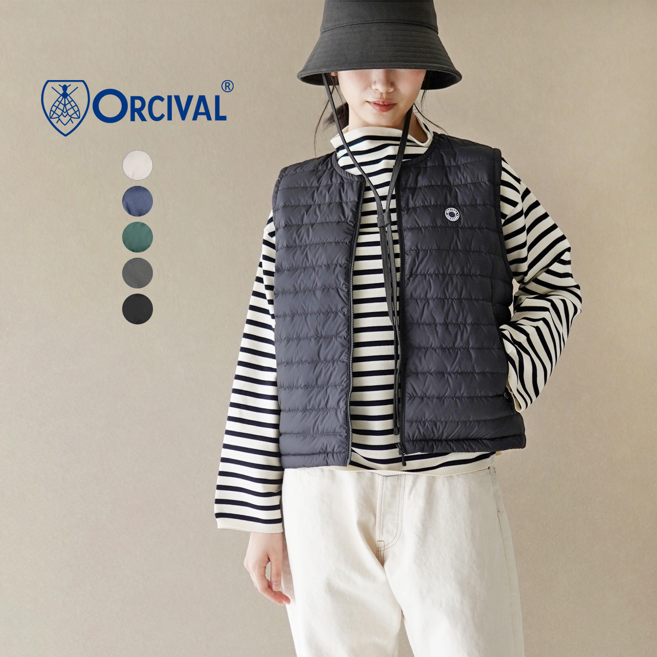 楽天市場】オーシバル オーチバル ORCIVAL ライト ダウン ベスト LIGHT