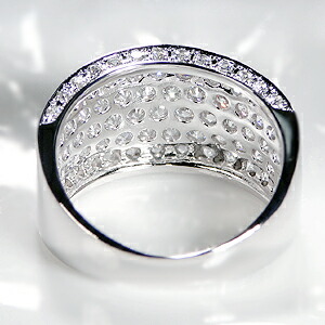 楽天市場】pt900【2.0ct】ダイヤモンド パヴェ リング 【送料無料