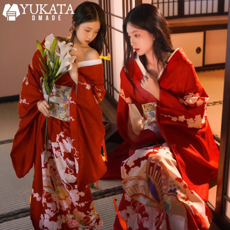 楽天市場】浴衣 2点 セット レディース (ゆかた/帯) レトロモダン