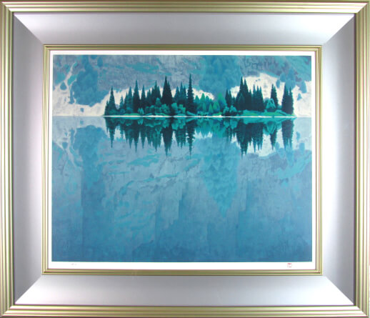 貴重作品！】 東山魁夷 枯野 リトグラフ 直筆サイン 限定15部 額装