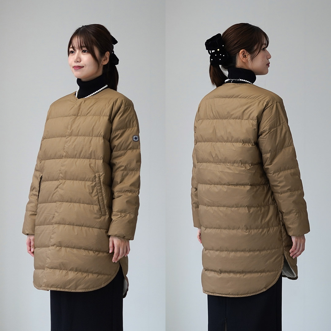 楽天市場】ORCIVAL（オーシバル） ラウンドネック ロング ダウンコート