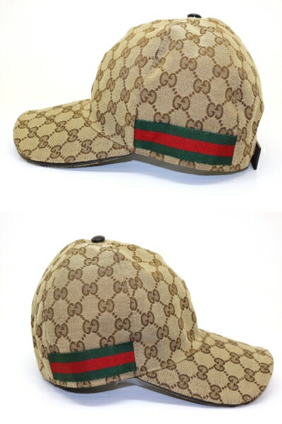 楽天市場】GUCCI グッチ 帽子オリジナルGGキャンバス ベースボール