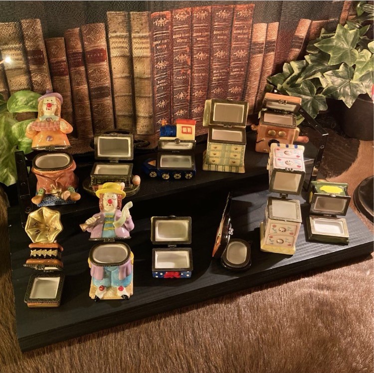 楽天市場】大特価 SALE 11点セット｢陶器製 高級アンティーク小物入れ