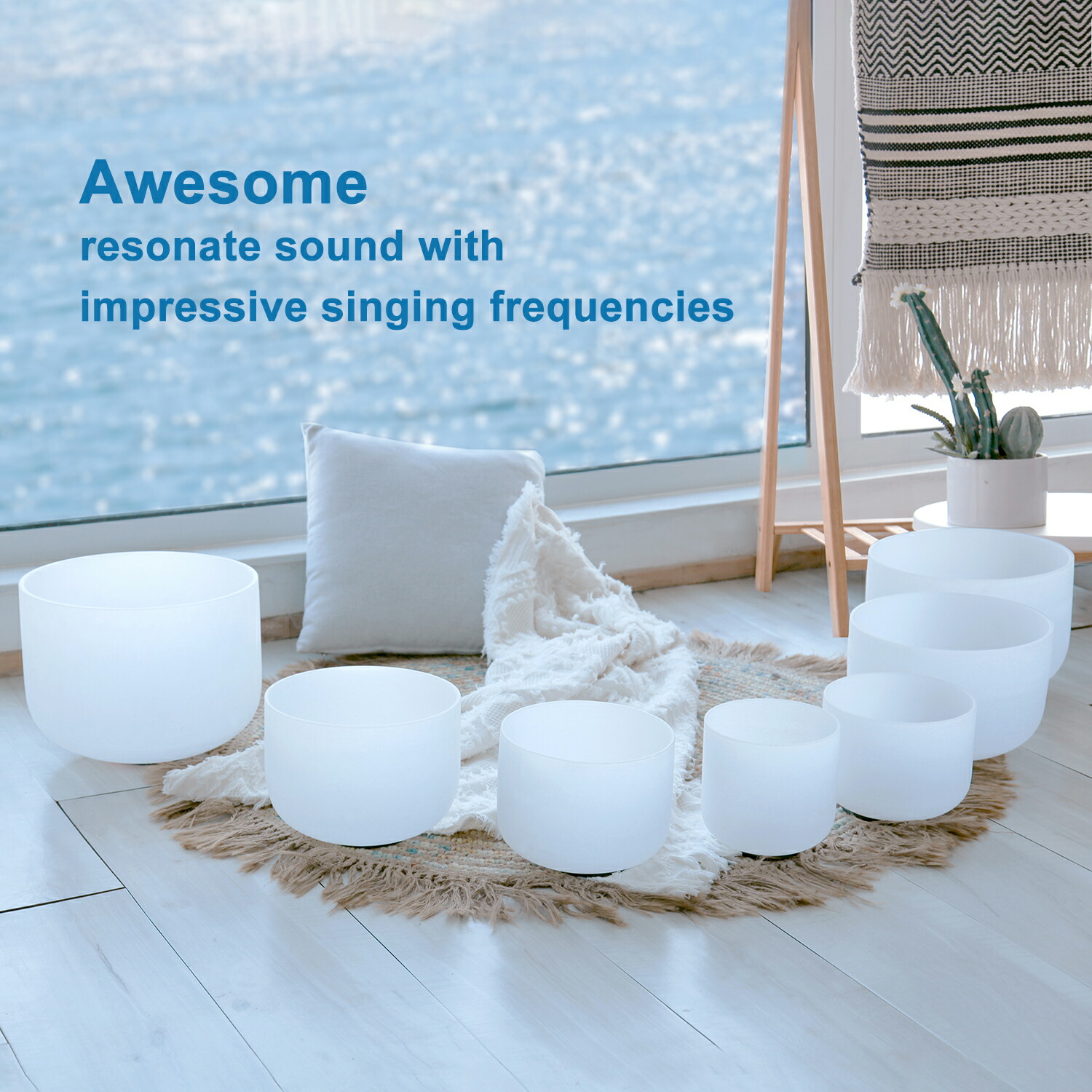 楽天市場】クリスタルボウル7個セット432Hz ボール シンギングボウル