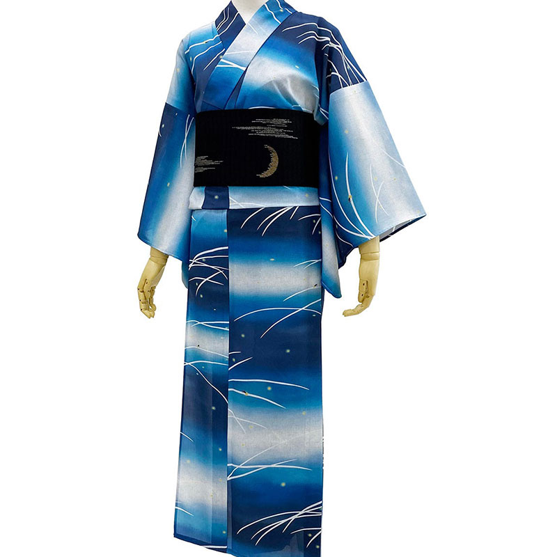 楽天市場】撫松庵 半幅帯 月 刺繍 黒 ブラック 絽 日本製 半巾帯 長尺