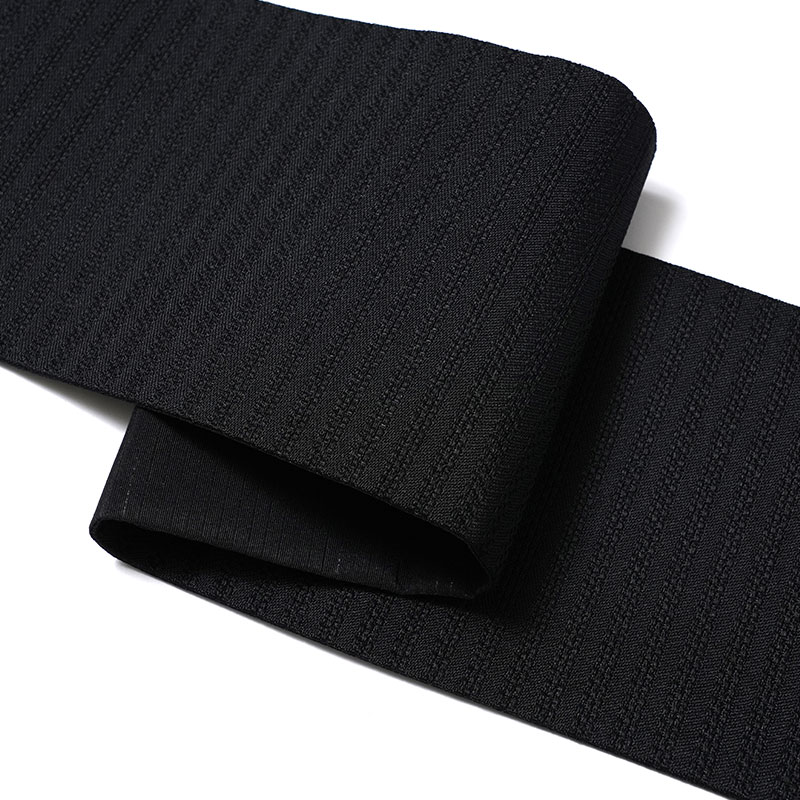 楽天市場】撫松庵 半幅帯 月 刺繍 黒 ブラック 絽 日本製 半巾帯 長尺