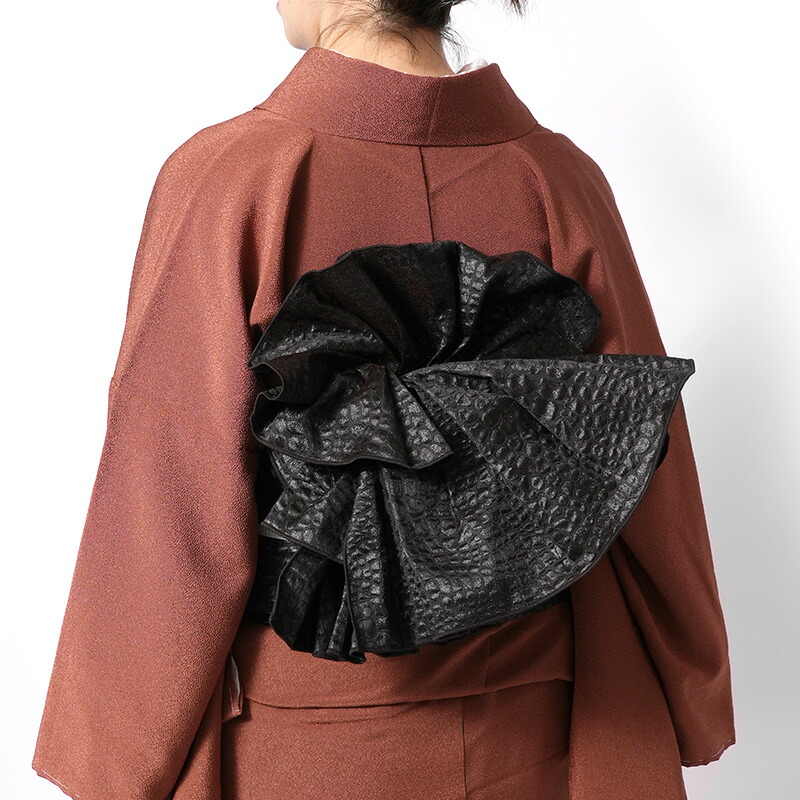 大人兵児帯【シャクヤク】 【メタル】のセット 大人兵児帯【ブルー