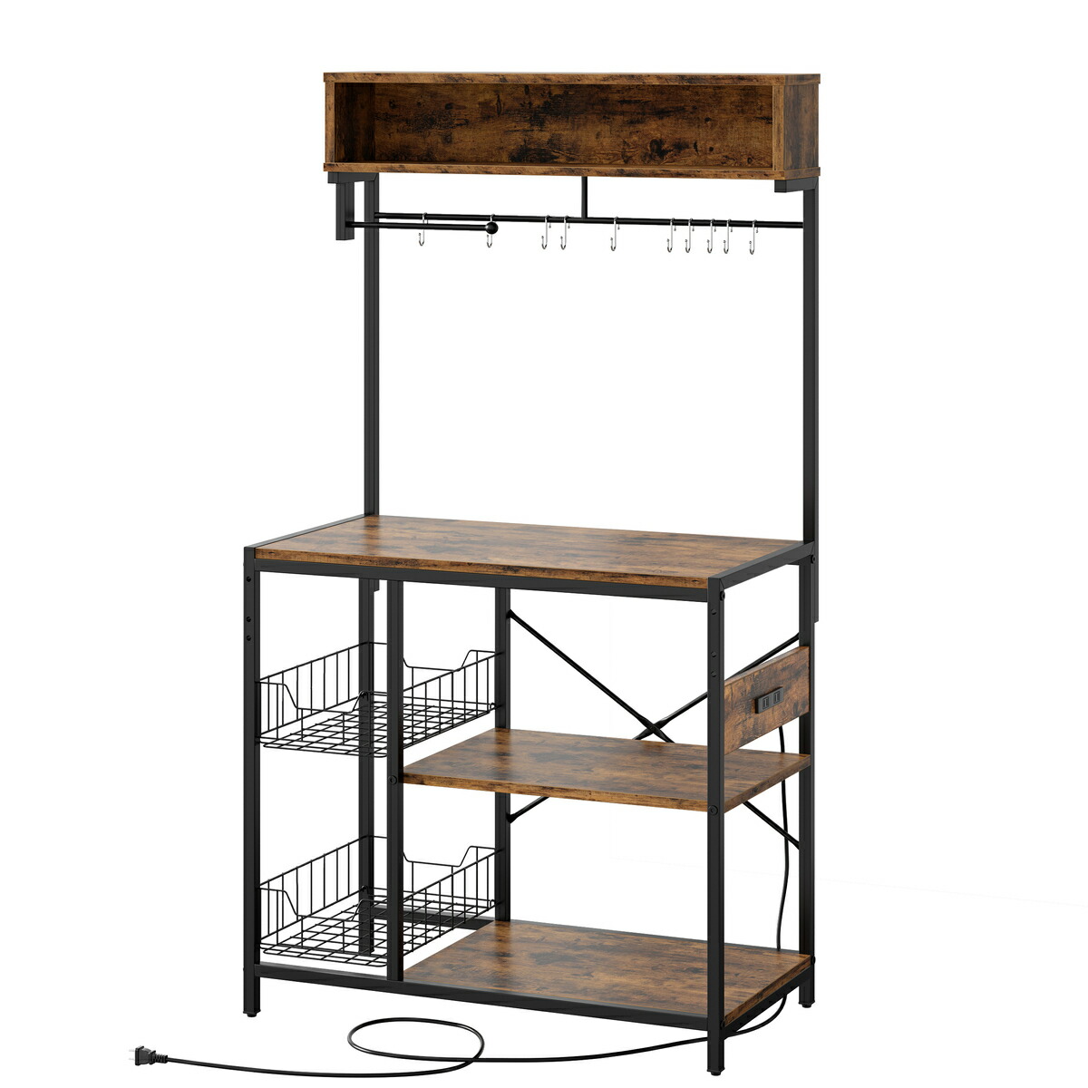 楽天市場】＼翌日発送！／Bestier キッチンラック 幅約85cm コンセント