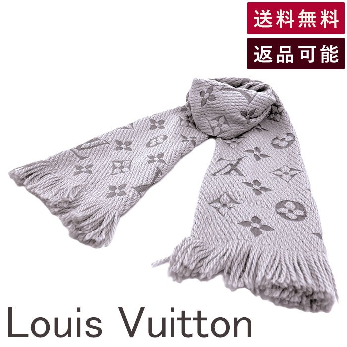 楽天市場】ルイ ヴィトン マフラー グレーの通販