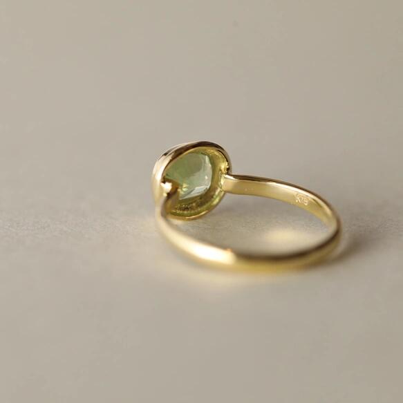 楽天市場】【9号】一点物〈one-off〉K18◇ミントガーネットリング 1.22