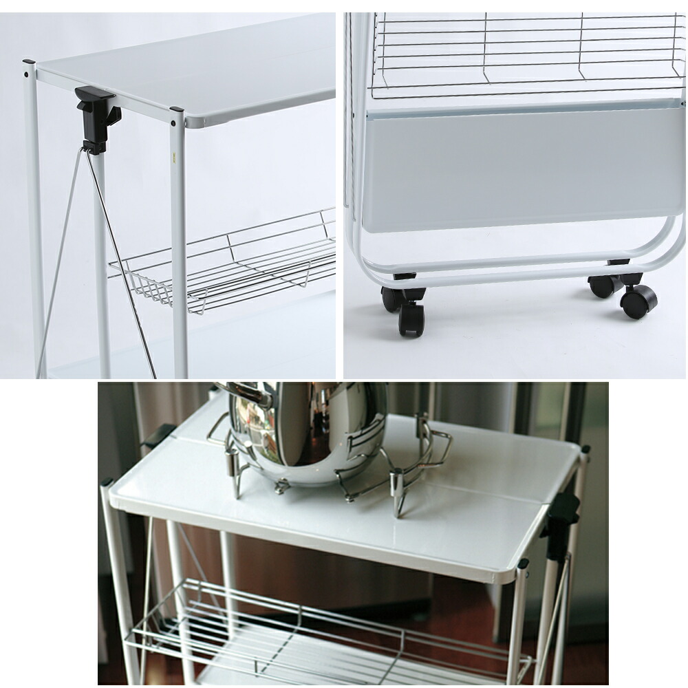 楽天市場】DULTON ダルトン キッチンワゴンフォールディングトローリー