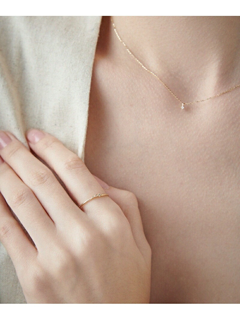 楽天市場】[レイヤード] K10YG ブラウンダイヤモンド リング ete エテ