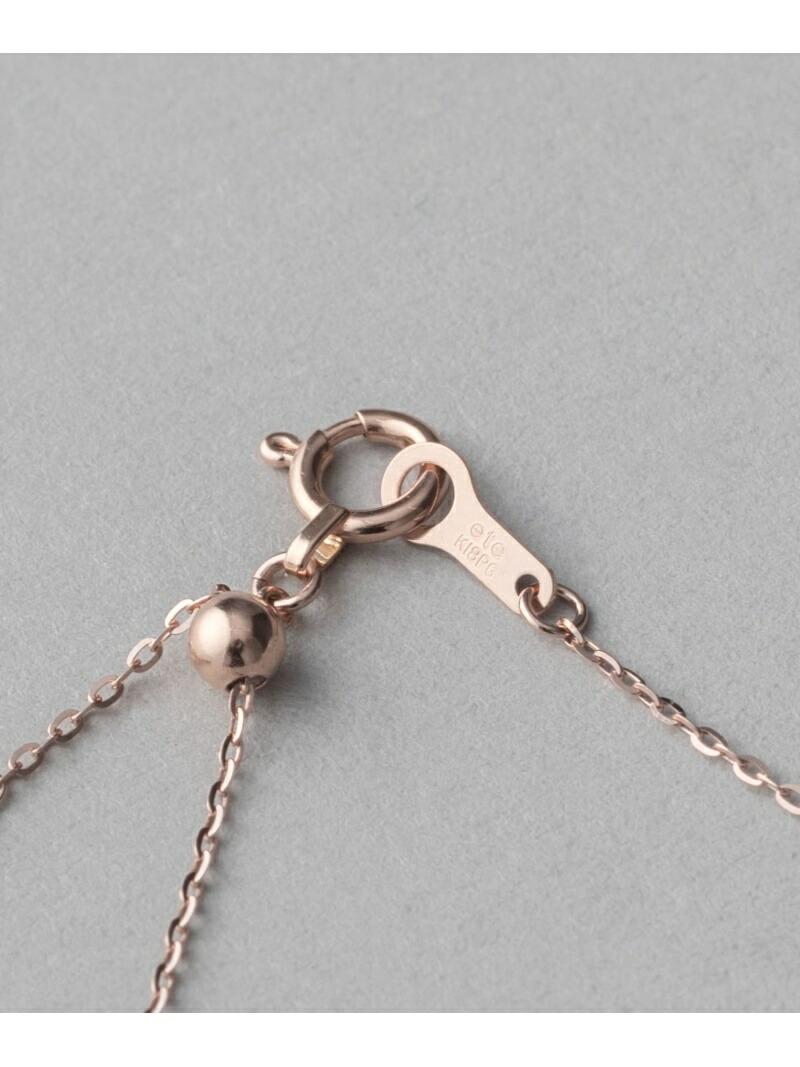 楽天市場】K18MPG ミラーカットチェーン ネックレス ete エテ