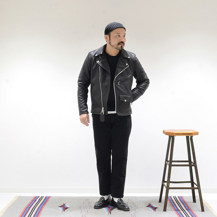 楽天市場】VANSON (バンソン) C2-SLIM FITTED SOFT COW LEATHER