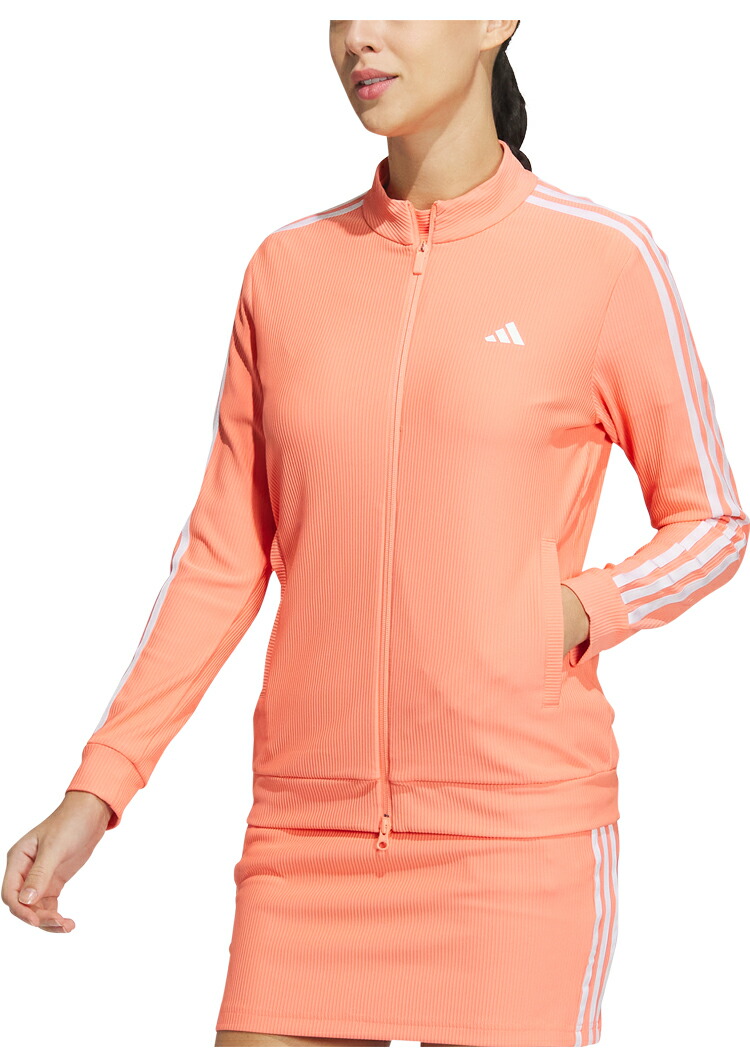 楽天市場】アディダス ゴルフスリーストライプスL/Sフルジップ