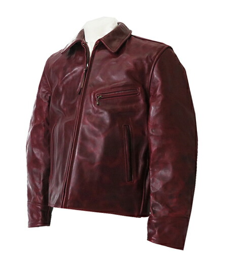 楽天市場】エアロレザー AERO LEATHER ライダースジャケット HALFBELT