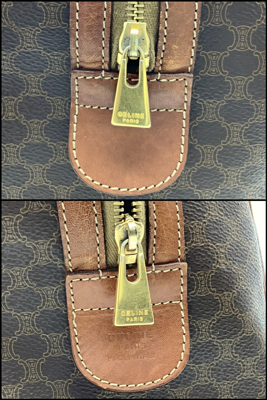 楽天市場】【中古】CELINE （セリーヌ） ミニボストンバッグ マカダム