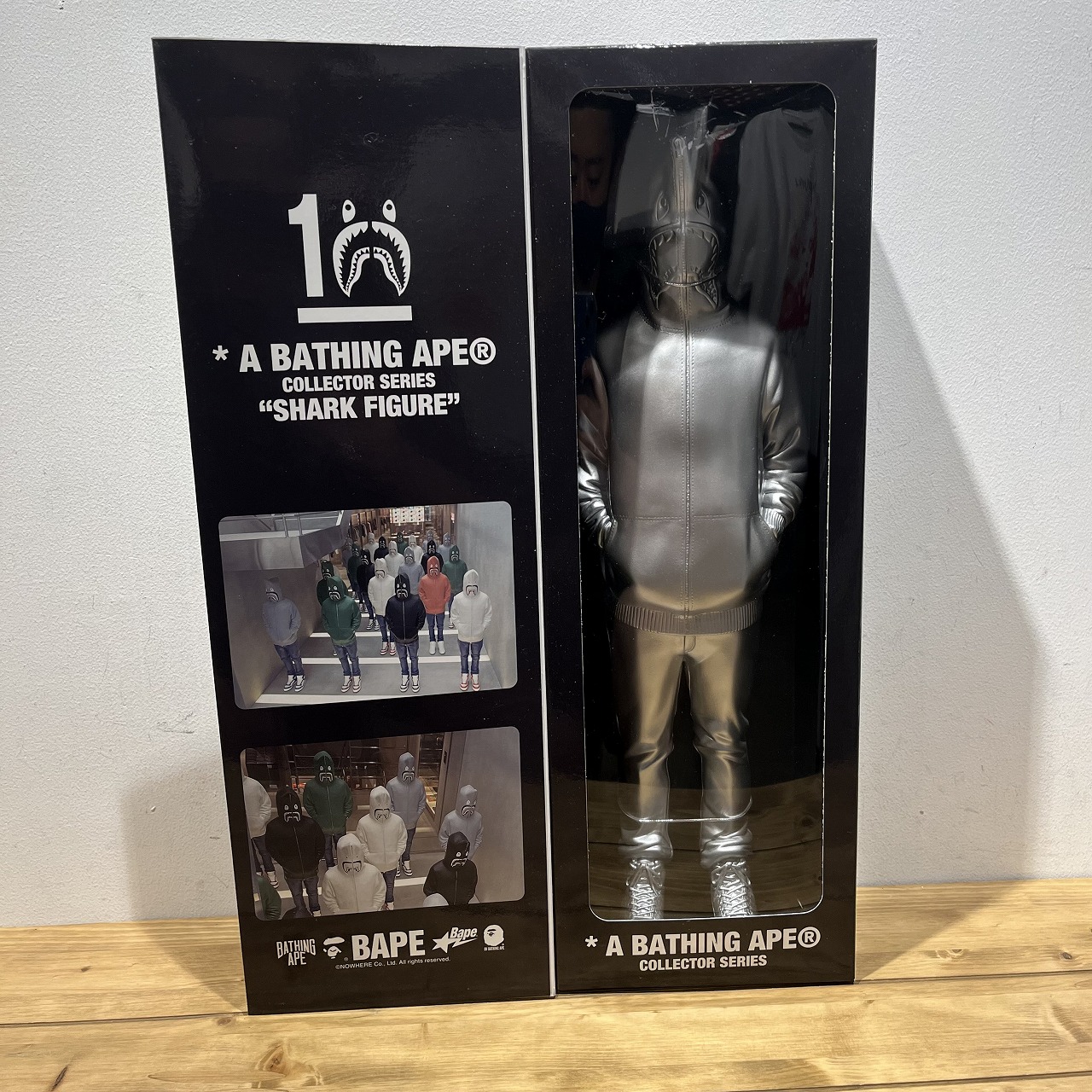 楽天市場】A BATHING APE SHARK FIGURE SILVER テリヤキ星人 BAPE ア