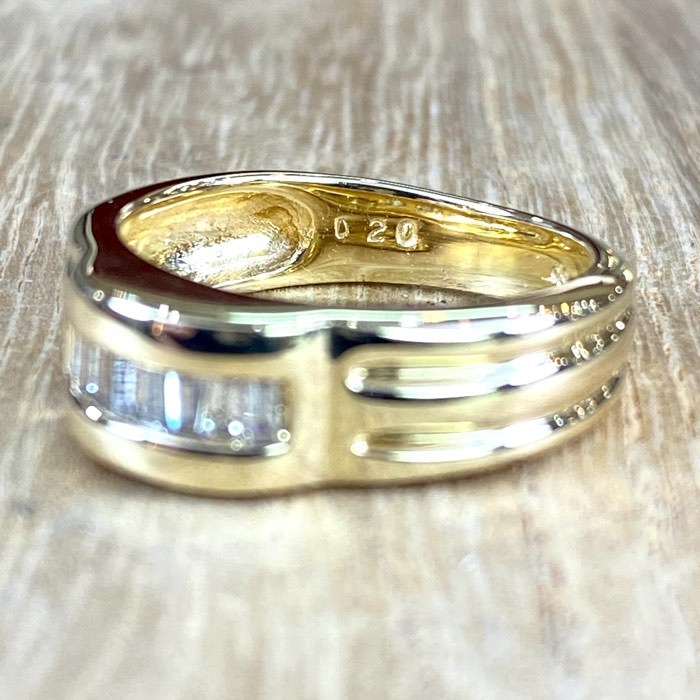 楽天市場】ジュエリーマキ ビンテージ k18 18K 18金 ダイヤリング 5.75