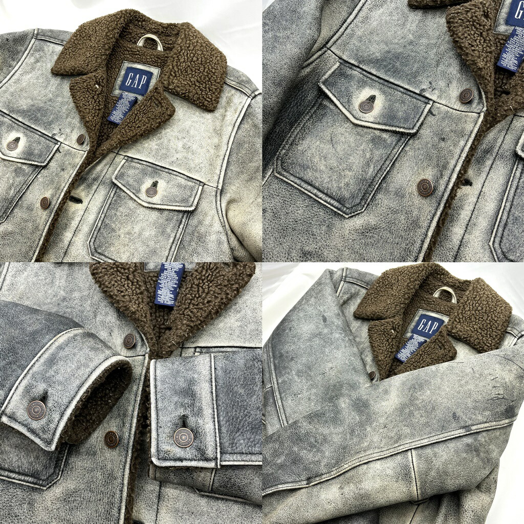 楽天市場】【中古】 GAP ギャップ オールドギャップ レザージャケット