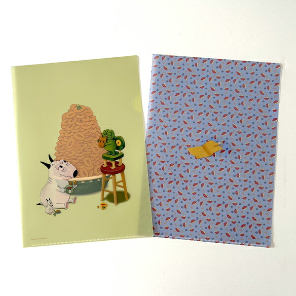 楽天市場】バムとケロ クリアファイル やまもりドーナツ 絵本 グッズ